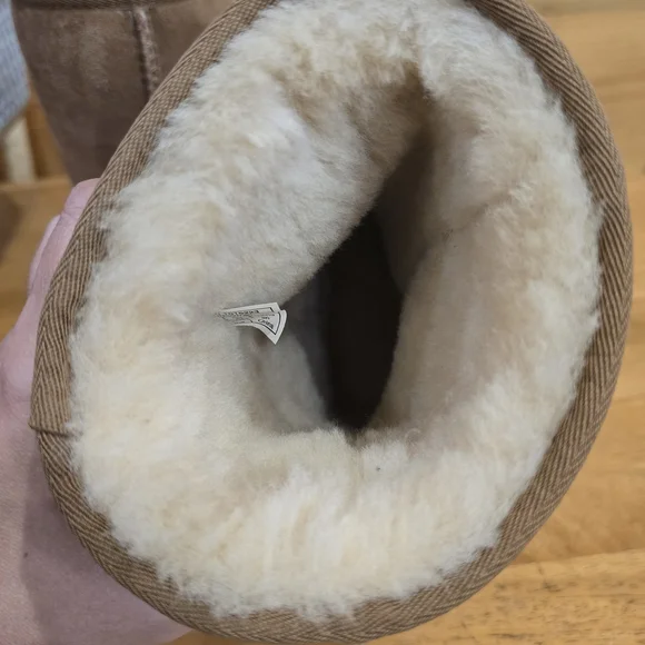 UGG Tan Suede Classic Boots - Picture 5 of 6
